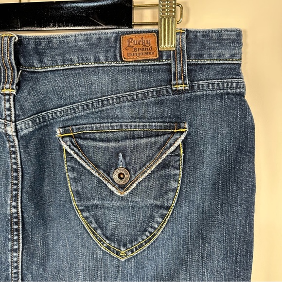 Lucky Brand by Gene Montesano Denim Midi Skirt - Picture 6 of 7